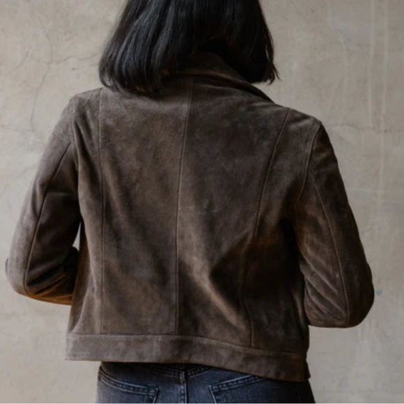 Suede Moto Jacket - Picture 3 of 7